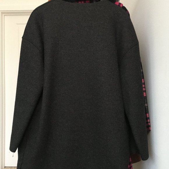 Les Copains BVM Spa designer 100% Virgin Wool Coat size 38 - Picture 4 of 16